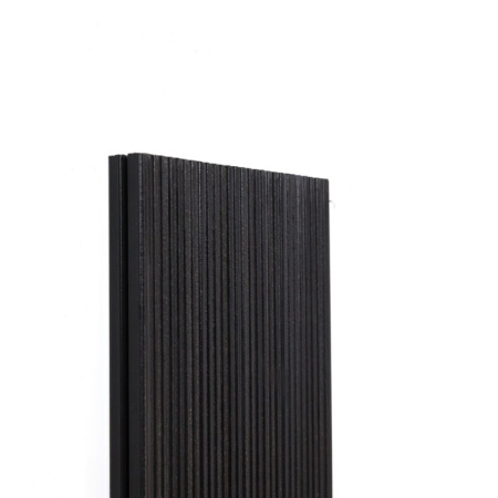 Террасная доска Экодекинг Некст полнотелая 145х19x4000 Графит